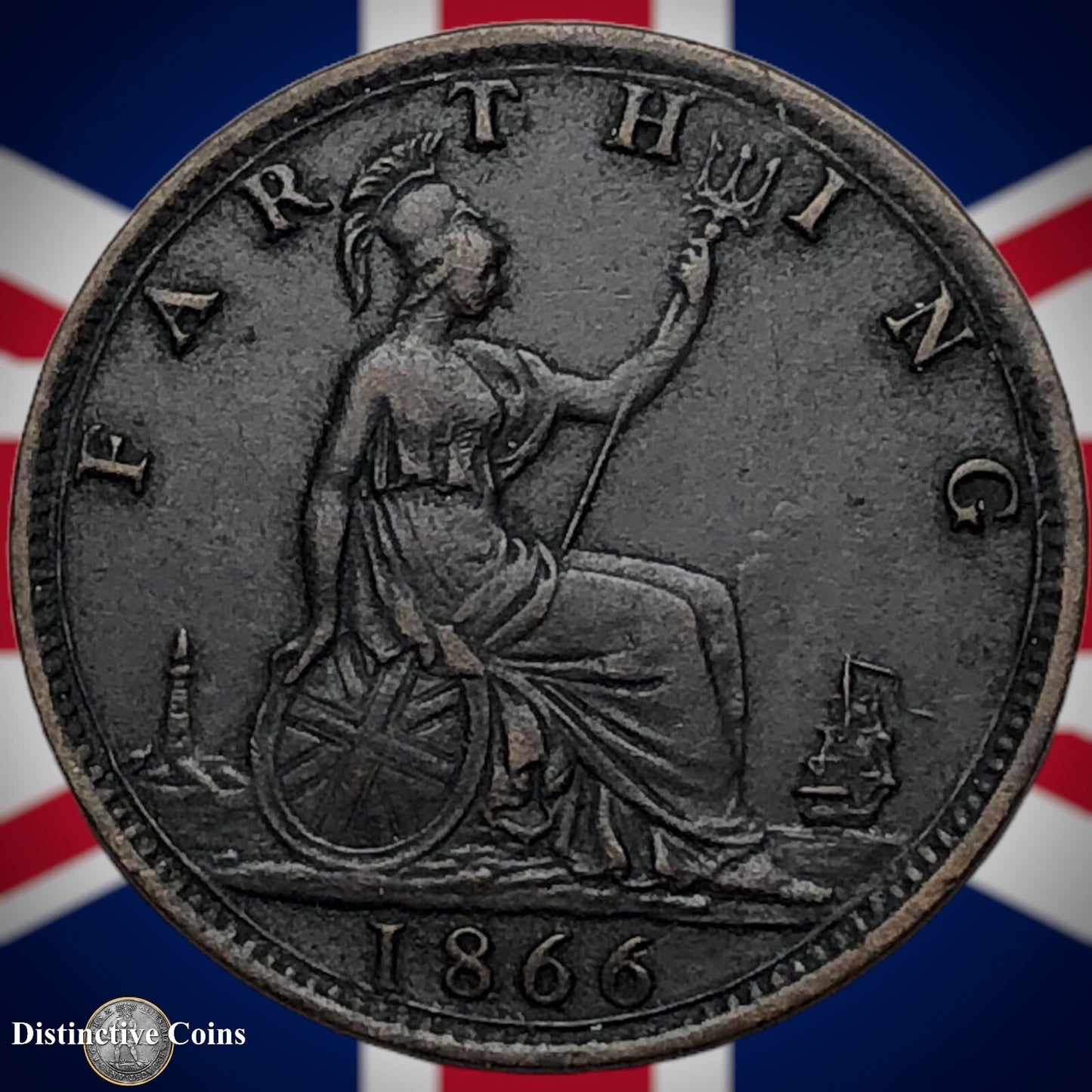 Great Britain 1866 Farthing 1/4d GB3581
