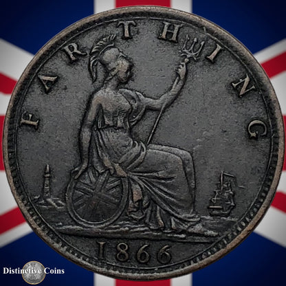 Great Britain 1866 Farthing 1/4d GB3581