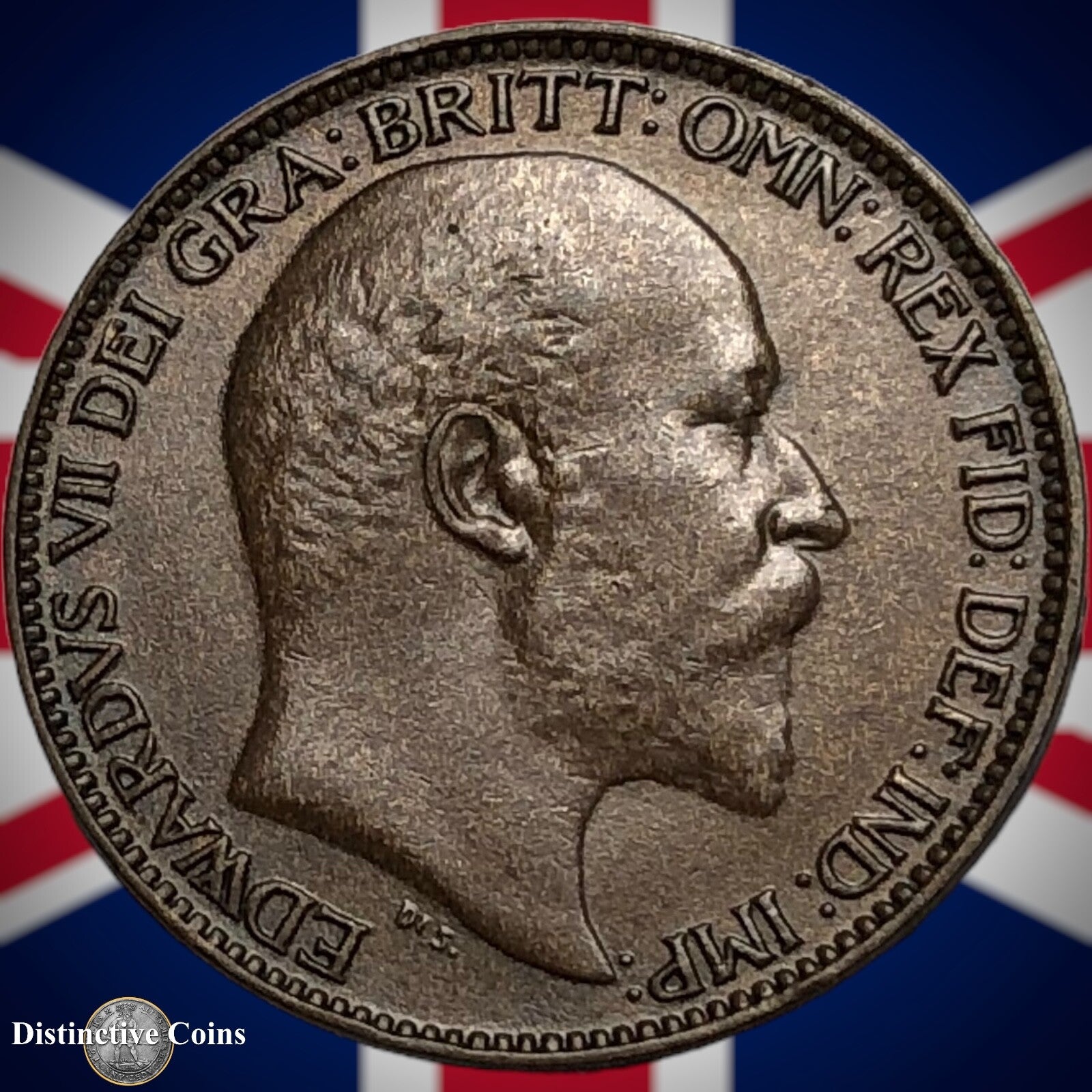 Great Britain 1909 Farthing 1/4d GB4624