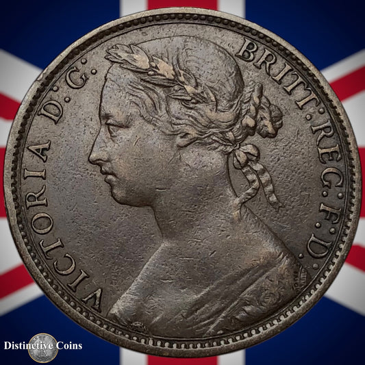Great Britain 1876 H Penny 1d GB6381
