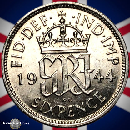 Great Britain 1944 Six Pence GB1742