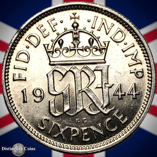 Great Britain 1944 Six Pence GB1742