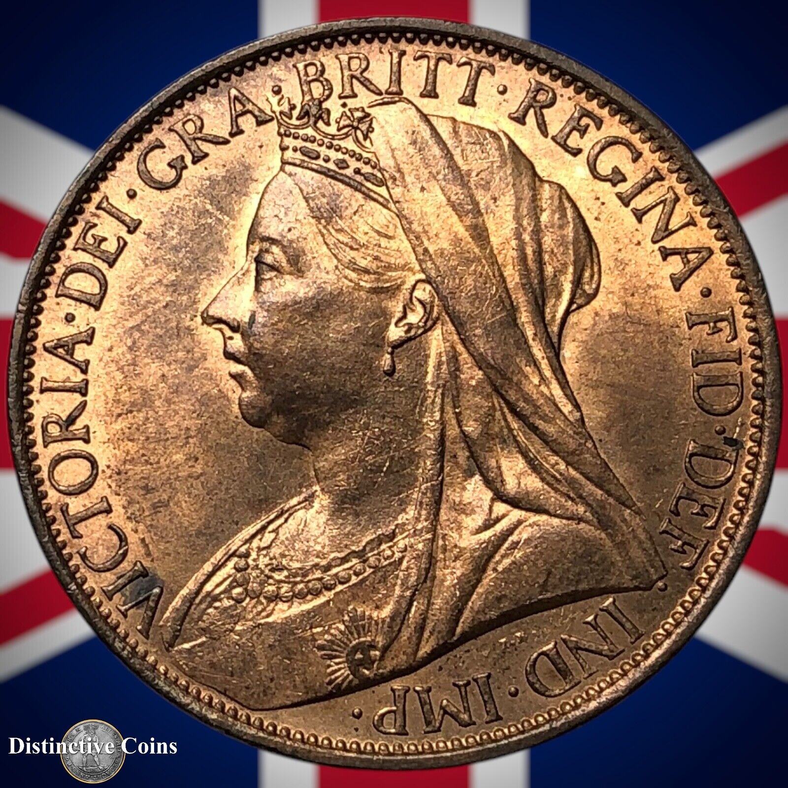 Great Britain 1900 Penny 1d GB6636