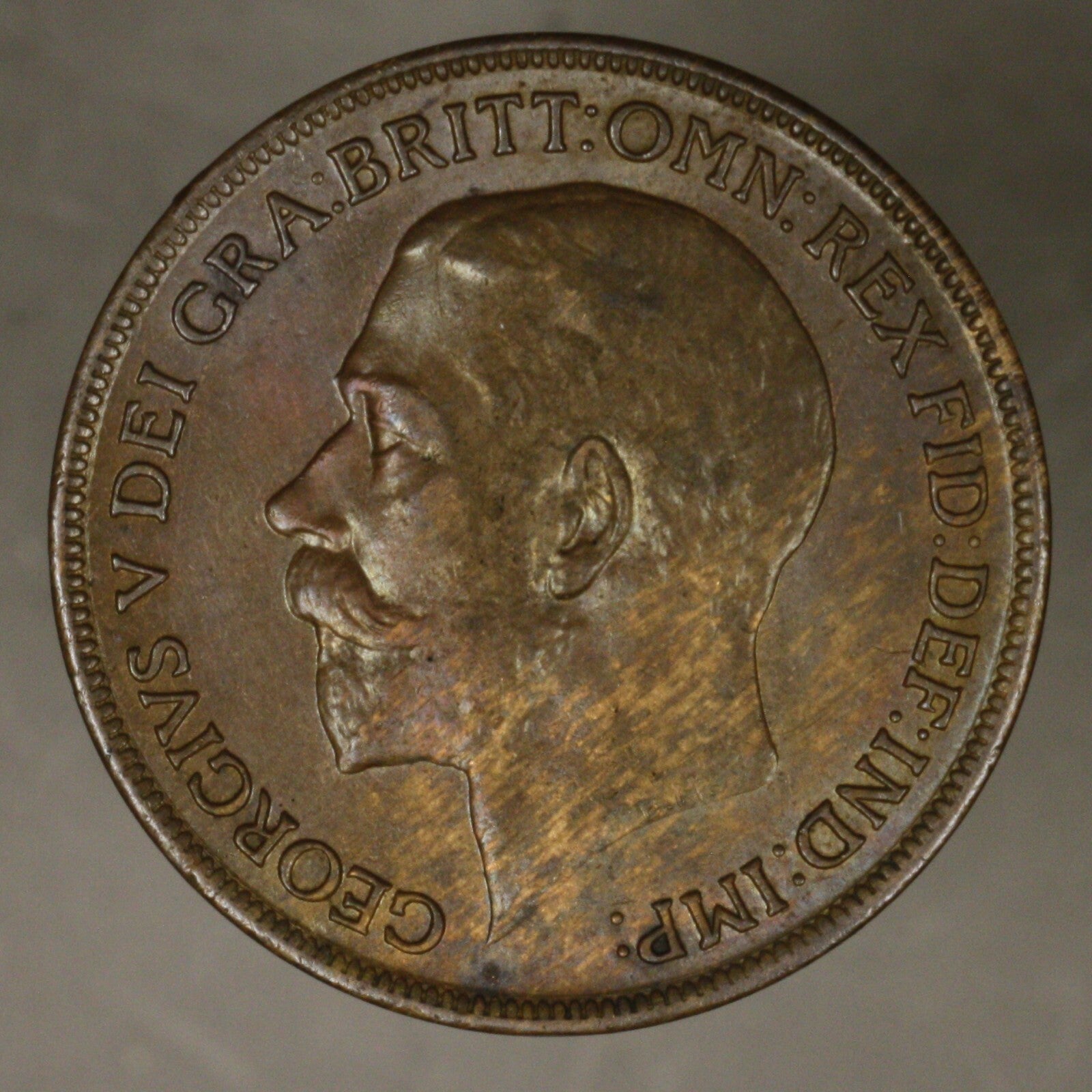 Great Britain Penny 1921 AU/ UNC 