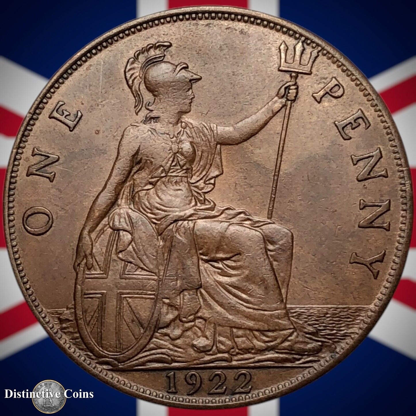 Great Britain 1922 Penny 1d GB7023