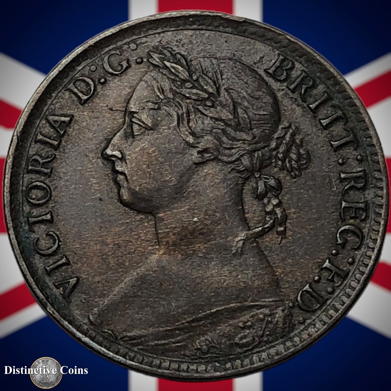 Great Britain 1884 Farthing 1/4d GB4069