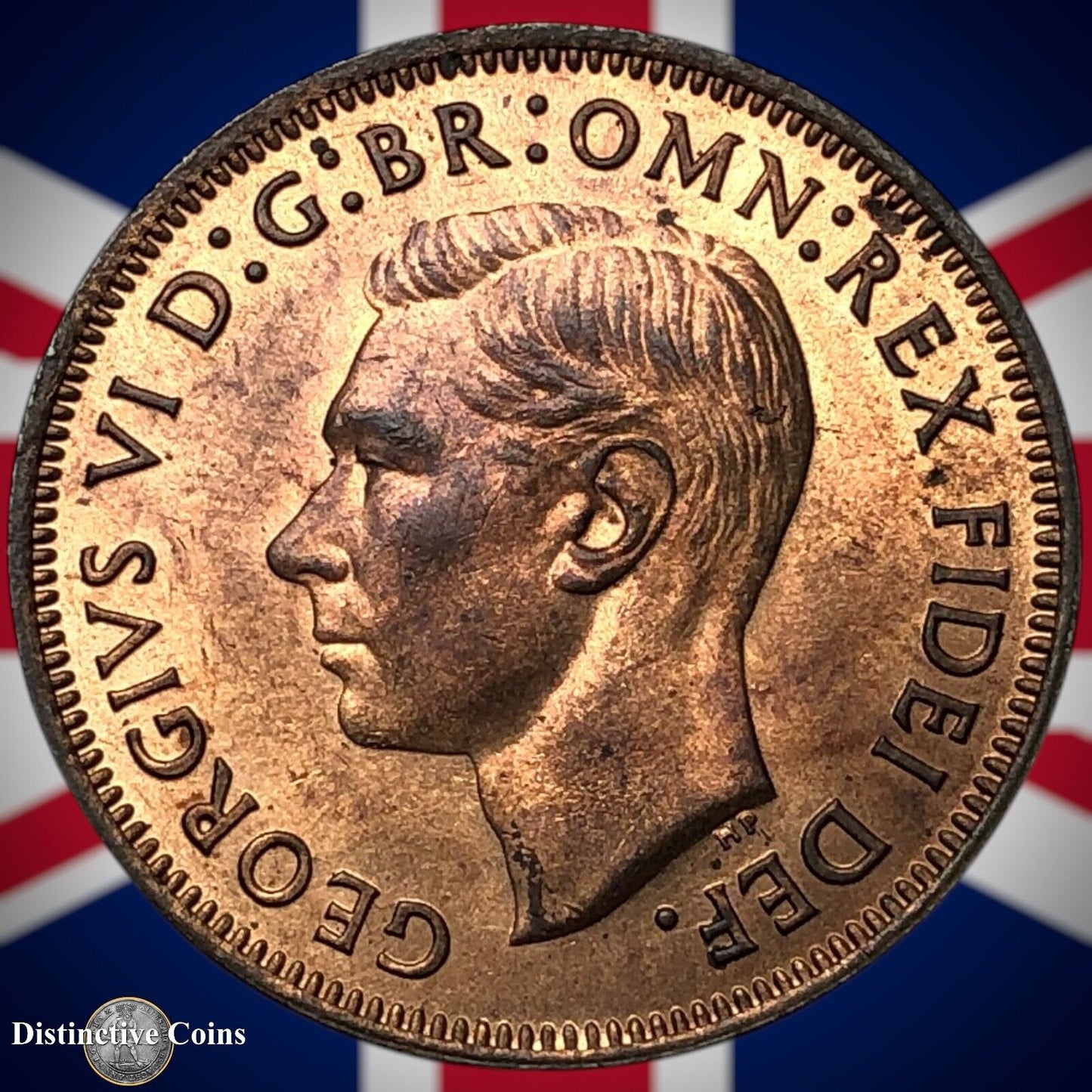 Great Britain 1951 Half Penny 1/2d GB6084