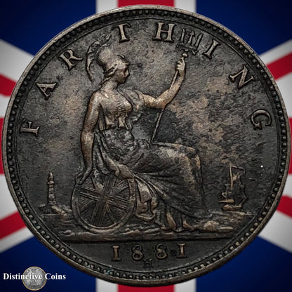 Great Britain 1881 H Farthing 1/4d GB3875