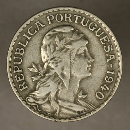 Portugal 1940 Escudo VF