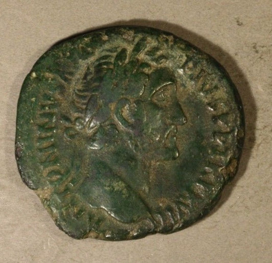 ANCIENT ROME Antoninus Pius 138-161 AD Bronze Denarius ROME MINT   #B201