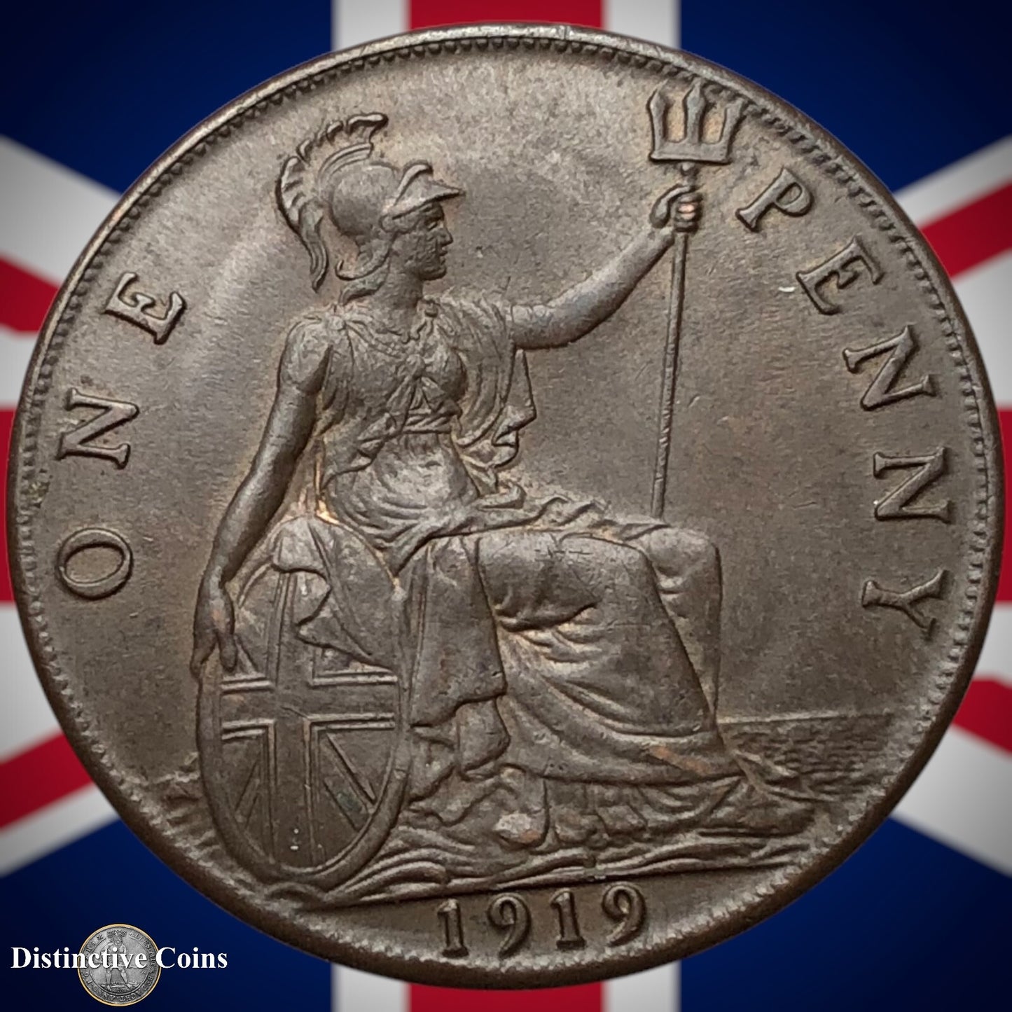 Great Britain 1919 Penny 1d GB6912