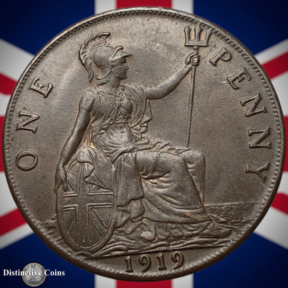Great Britain 1919 Penny 1d GB6912