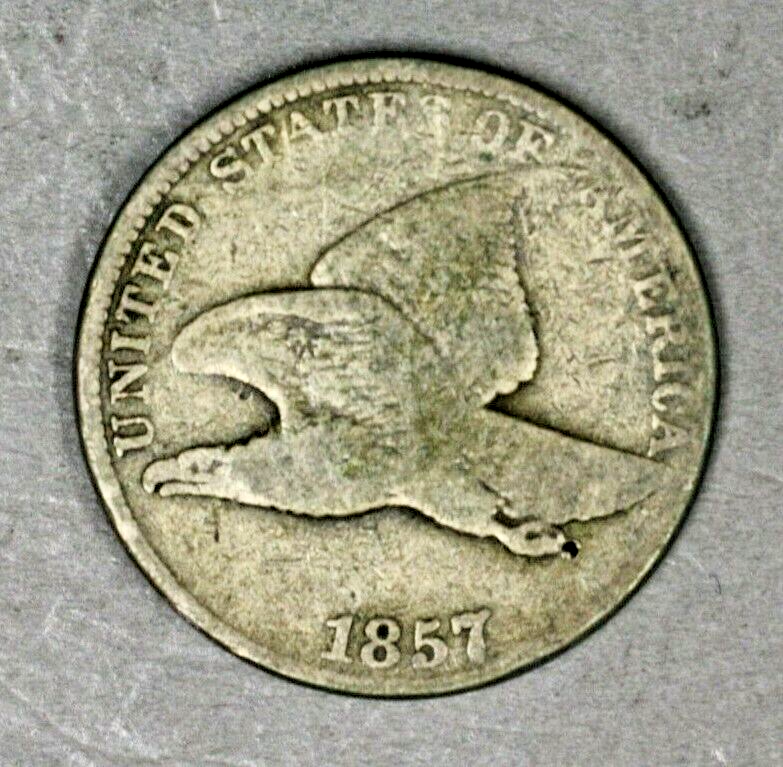 US 1857 Flying Eagle Penny  A3053