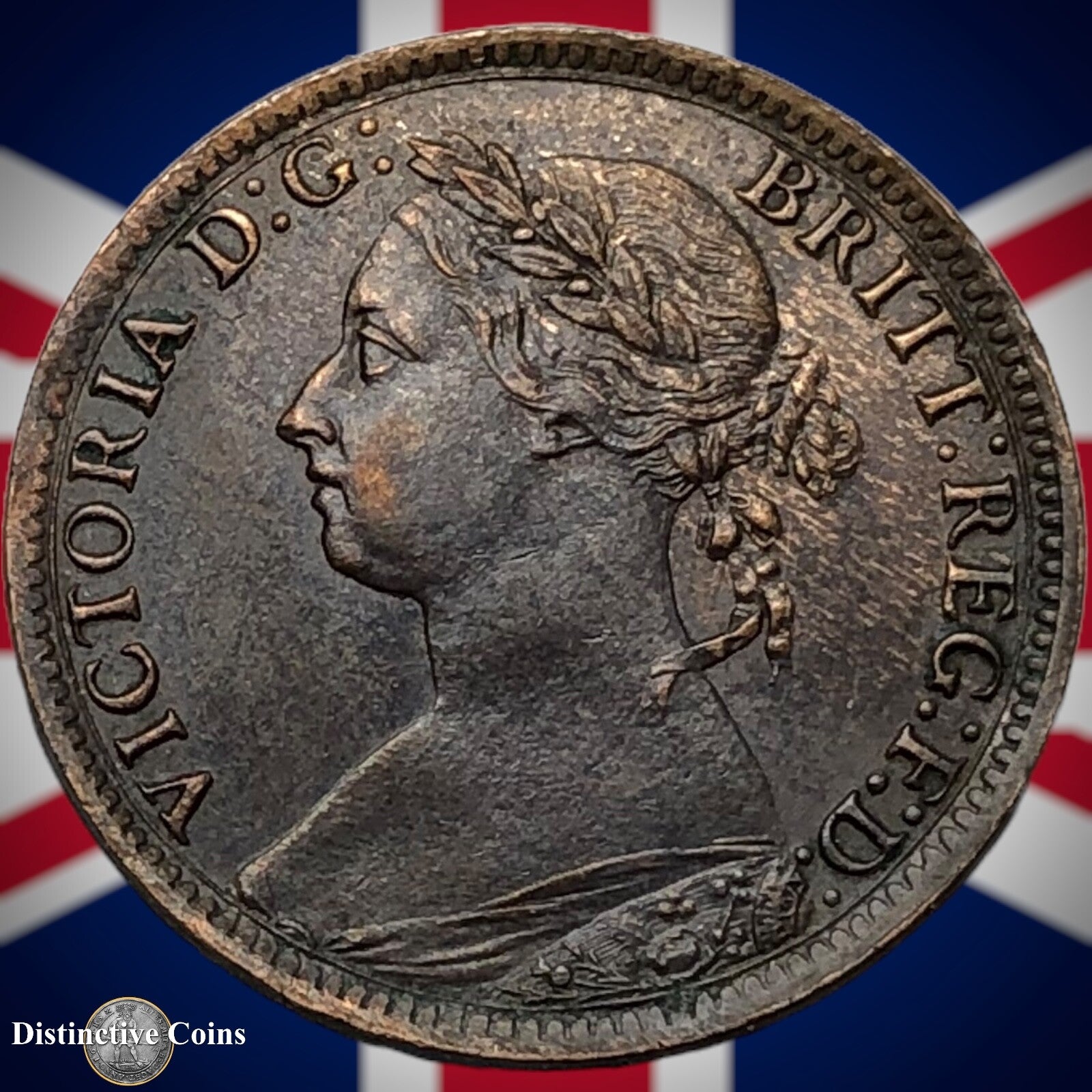 Great Britain 1884 Farthing 1/4d GB4113