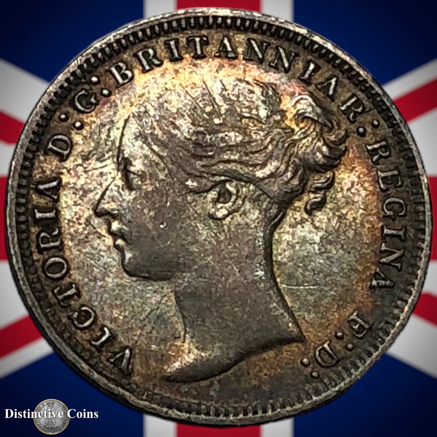 Great Britain 1875 Three Pence GB1876