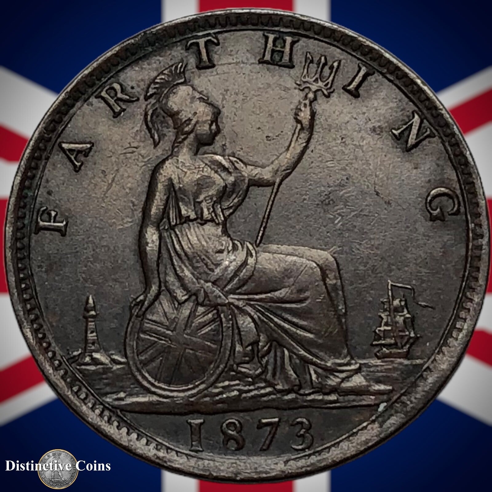 Great Britain 1872 Farthing 1/4d GB3659