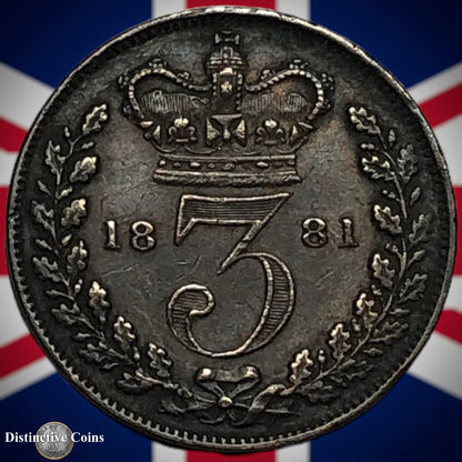 Great Britain 1881 Three Pence GB1919