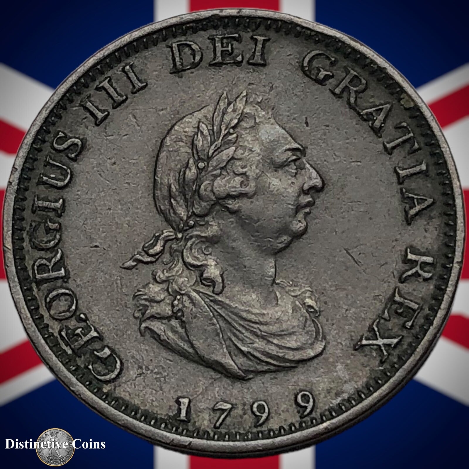 Great Britain 1799 Farthing 1/4d GB3200