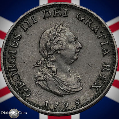 Great Britain 1799 Farthing 1/4d GB3200