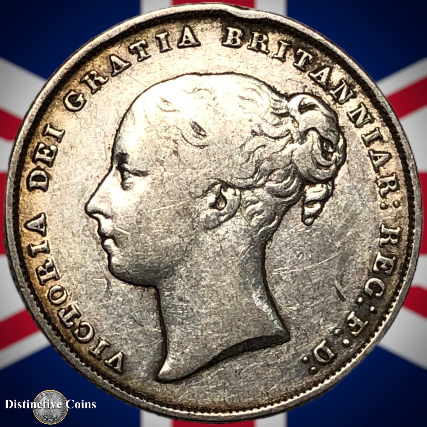 Great Britain 1851 British One Shilling GB0218