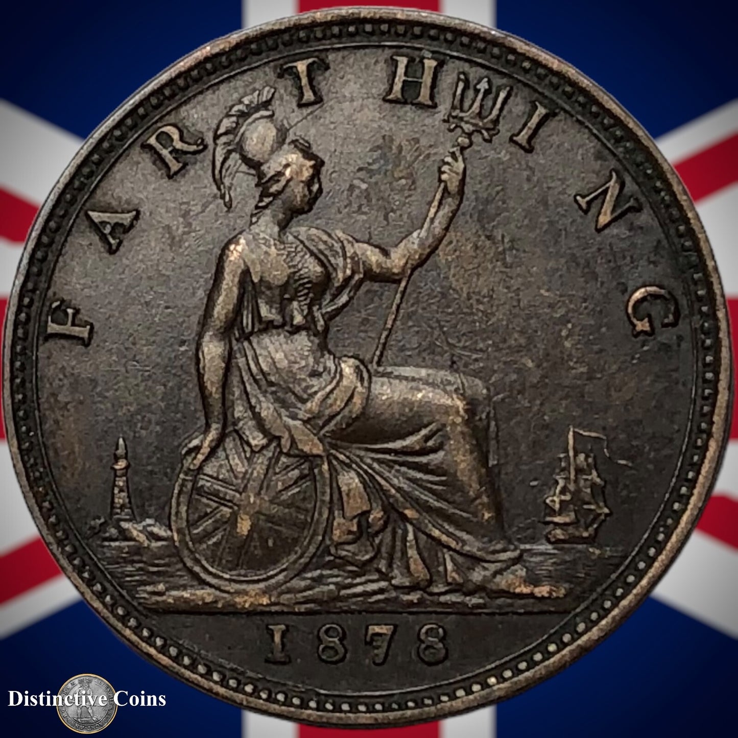 Great Britain 1878 Farthing 1/4d GB3779