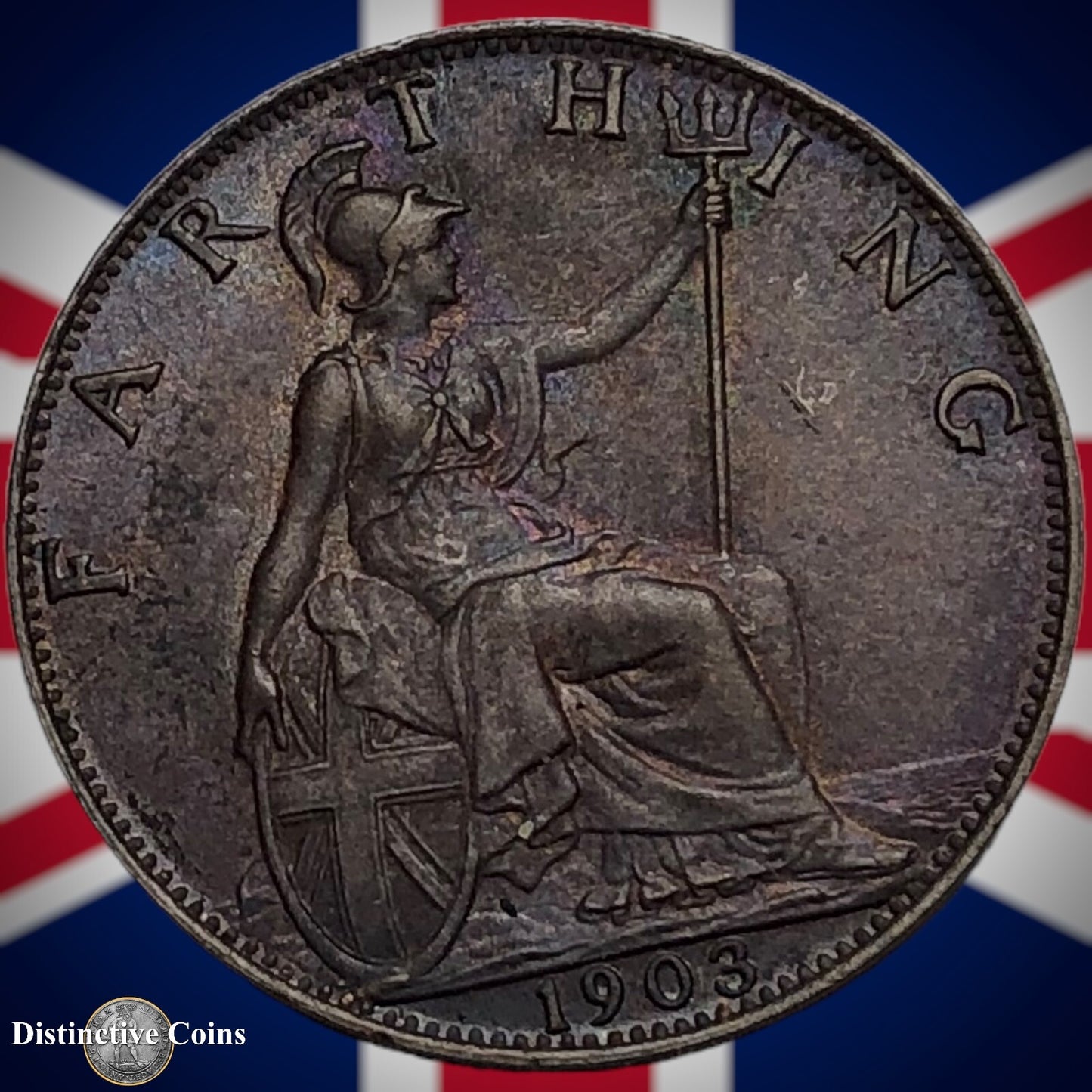 Great Britain 1903 Farthing 1/4d GB4522