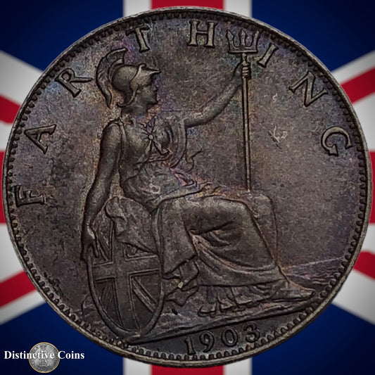 Great Britain 1903 Farthing 1/4d GB4522