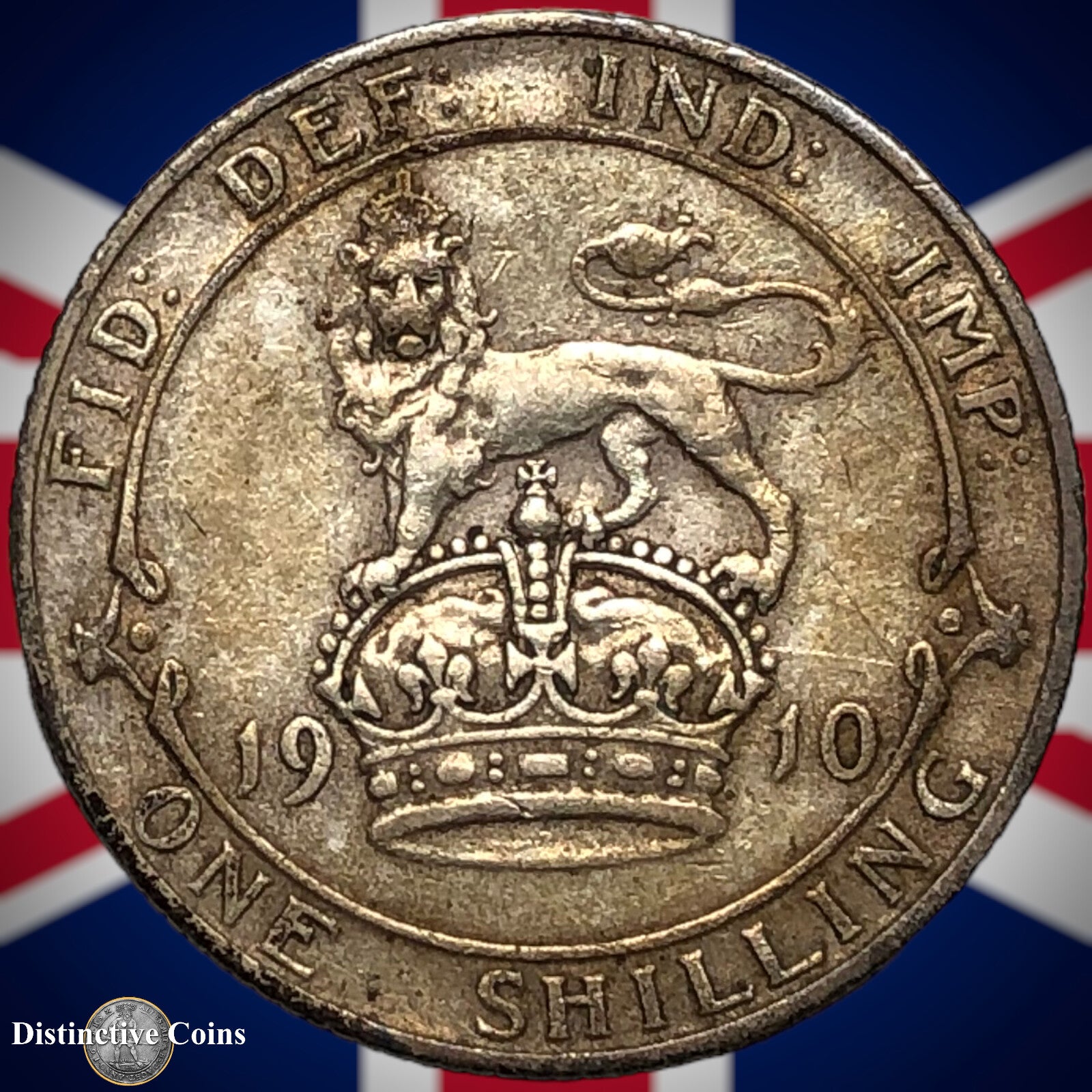 Great Britain 1910 British One Shilling GB0871