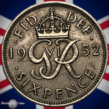 Great Britain 1952 Six Pence GB1800