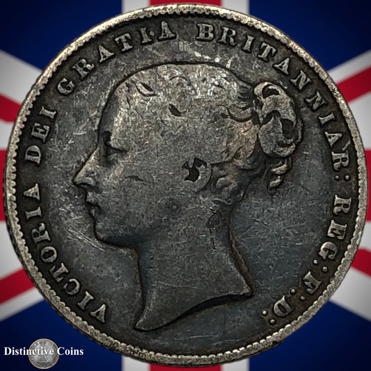 Great Britain 1859 British One Shilling GB0245