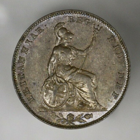 Great Britain 1841 Farthing Ch AU  A3017