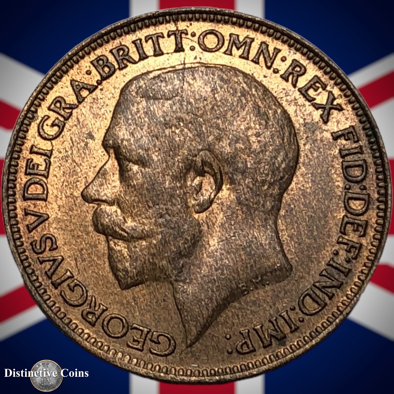 Great Britain 1921 Farthing 1/4d GB4746