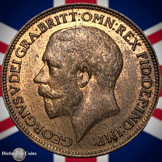 Great Britain 1921 Farthing 1/4d GB4746