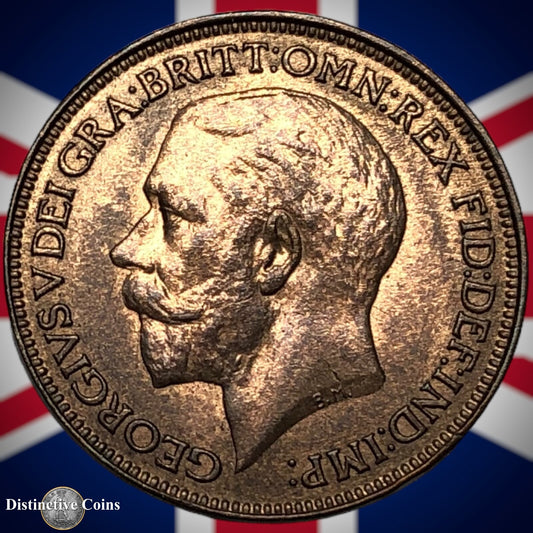 Great Britain 1925 Farthing 1/4d GB4826