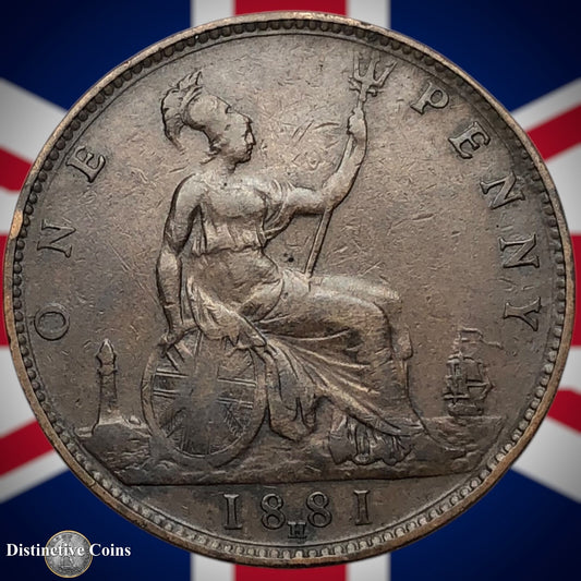 Great Britain 1881 H Penny 1d GB6424