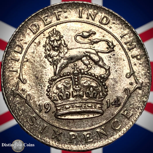 Great Britain 1914 Six Pence GB1584