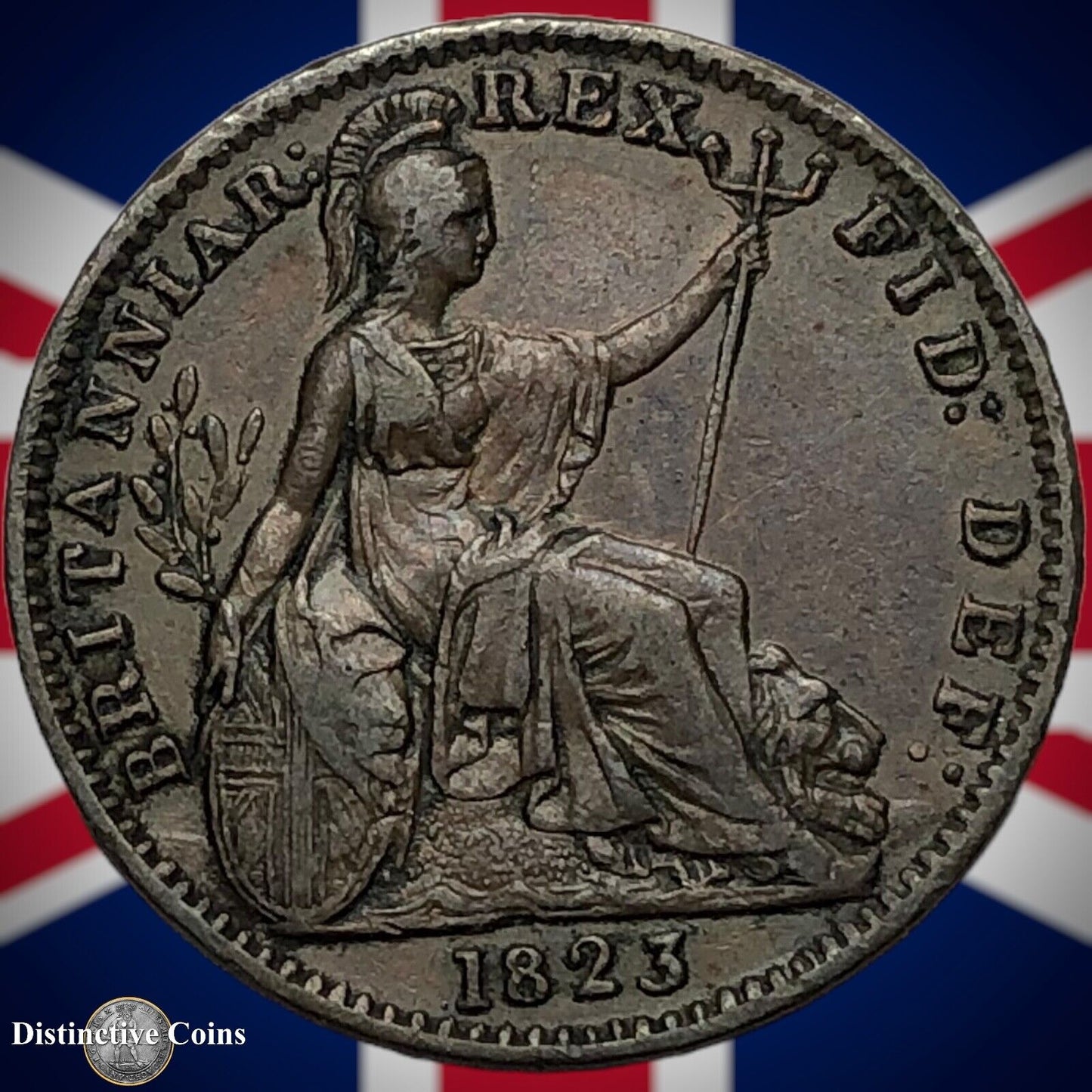 Great Britain 1823 Farthing 1/4d GB3271