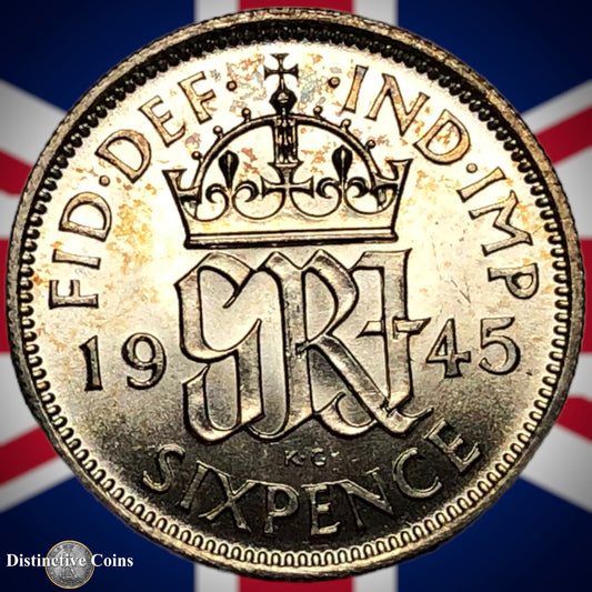 Great Britain 1945 Six Pence GB1770