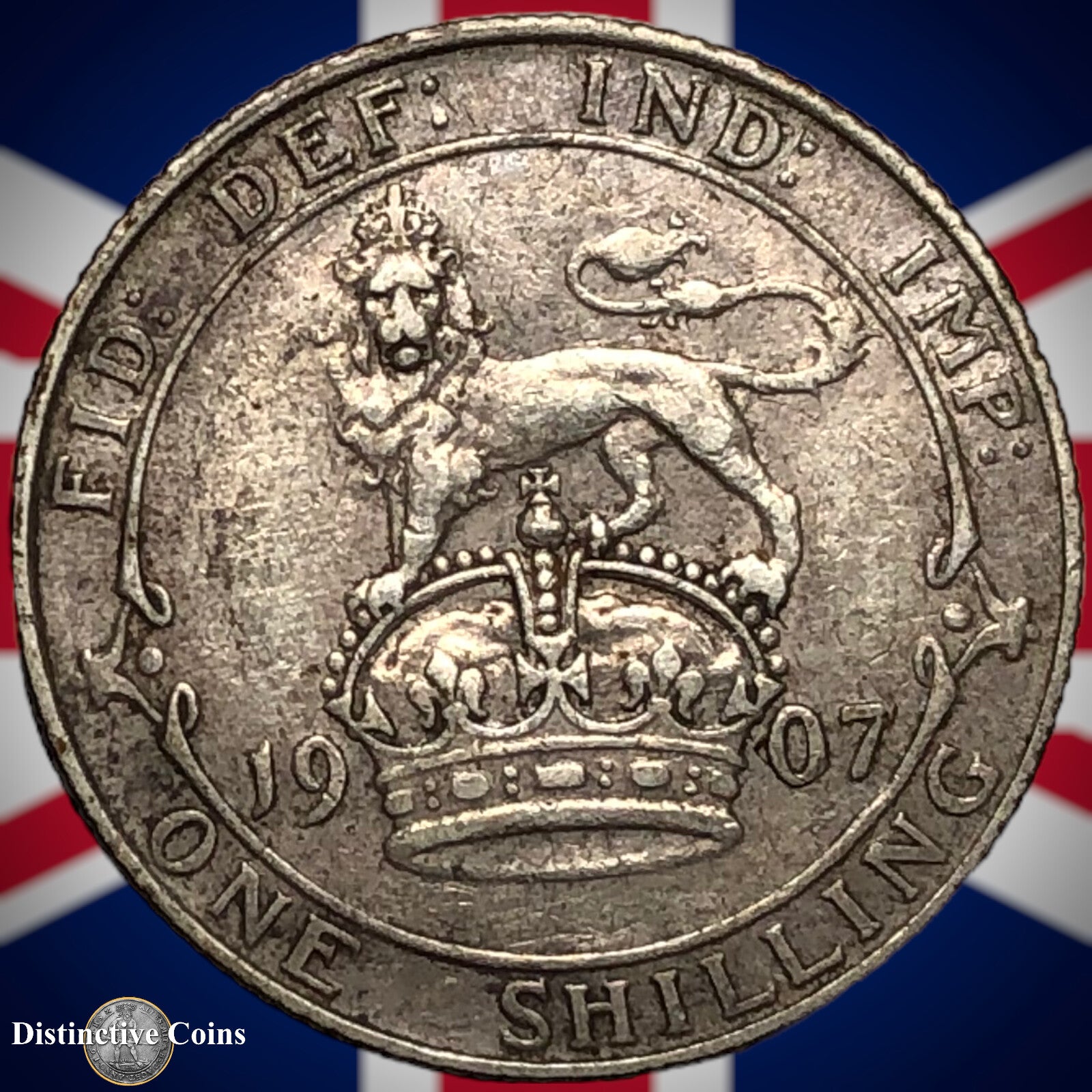 Great Britain 1907 British One Shilling GB0840