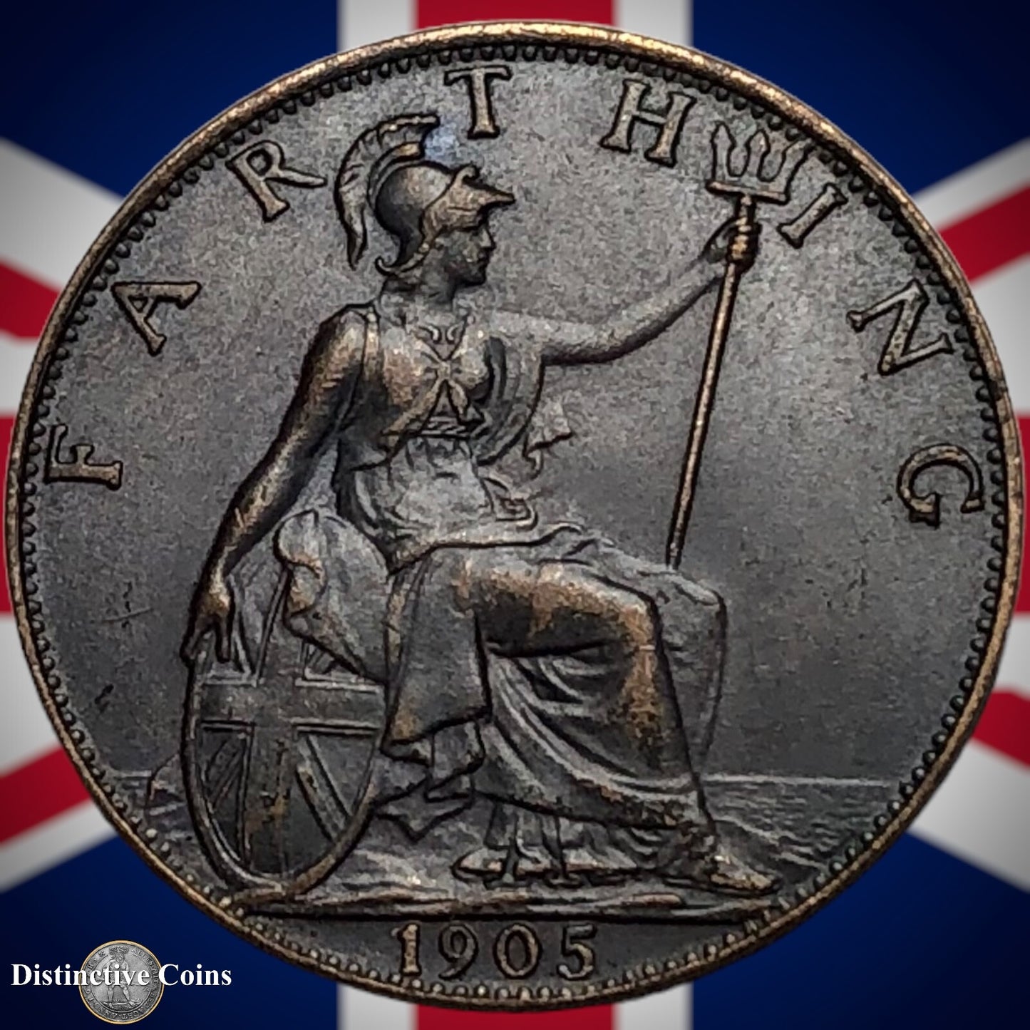 Great Britain 1905 Farthing 1/4d GB4575