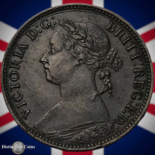 Great Britain 1885 Farthing 1/4d GB4153