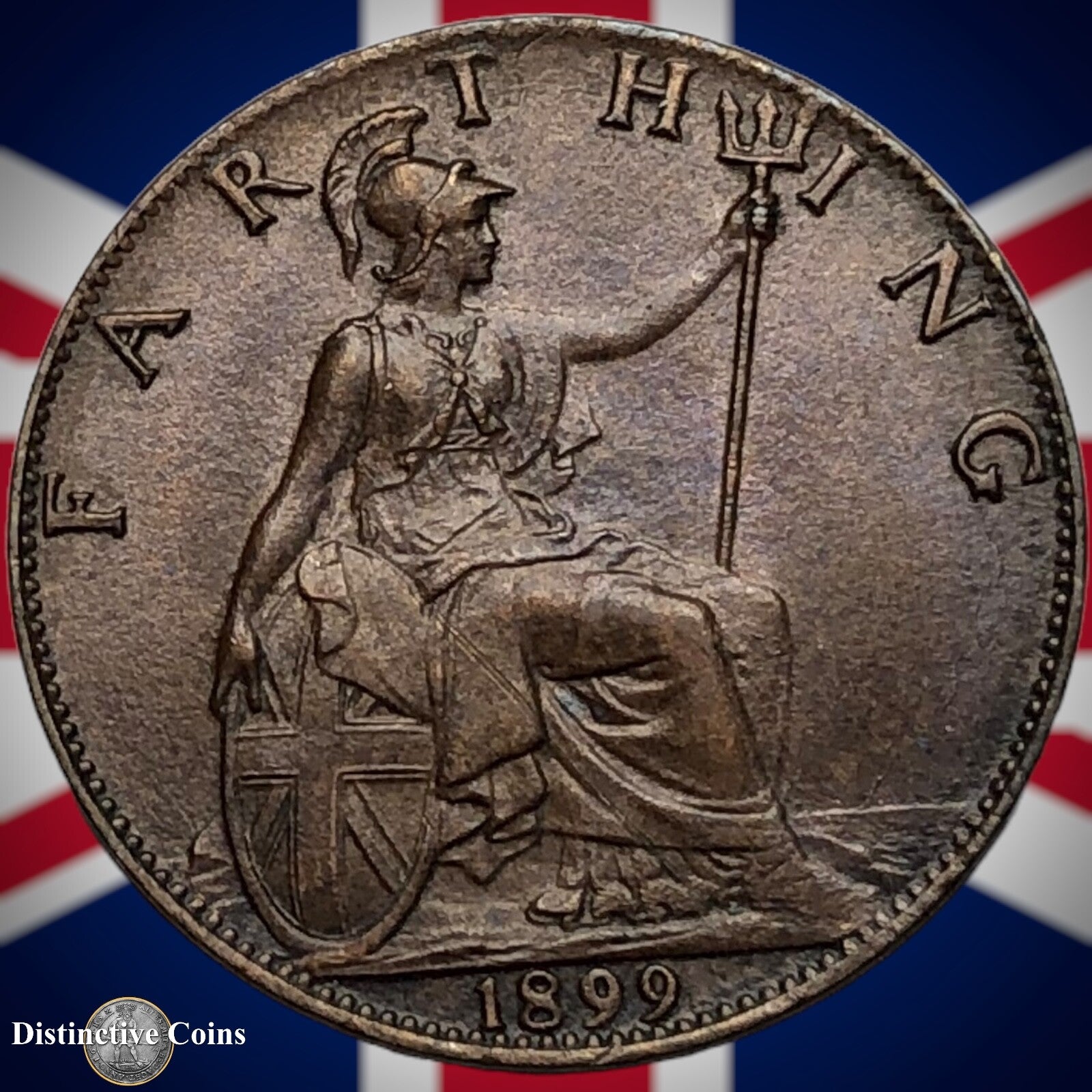 Great Britain 1899 Farthing 1/4d GB4468