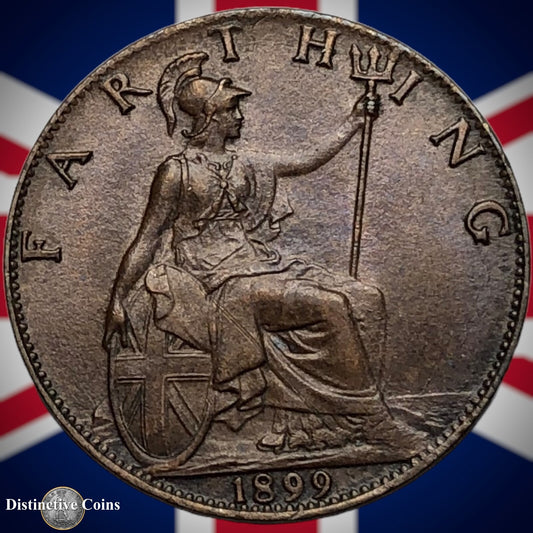 Great Britain 1899 Farthing 1/4d GB4468