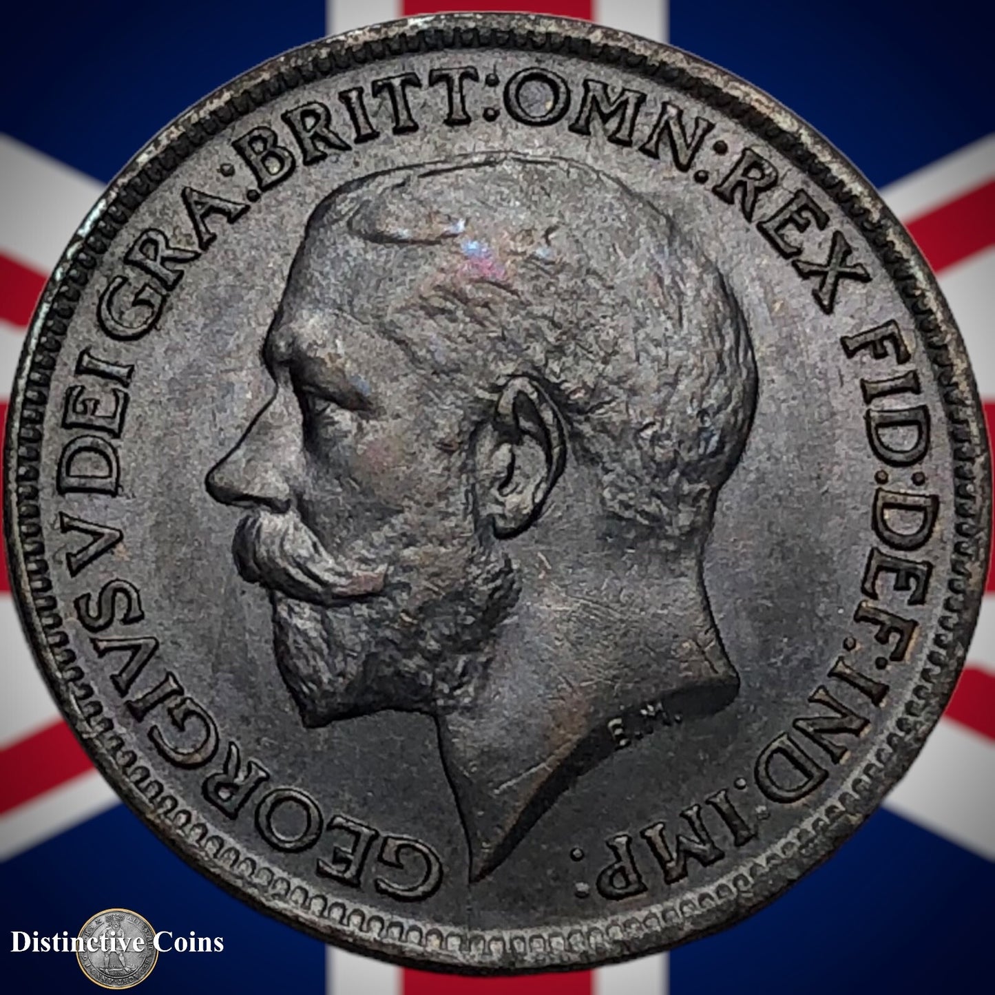 Great Britain 1917 Farthing 1/4d GB4688