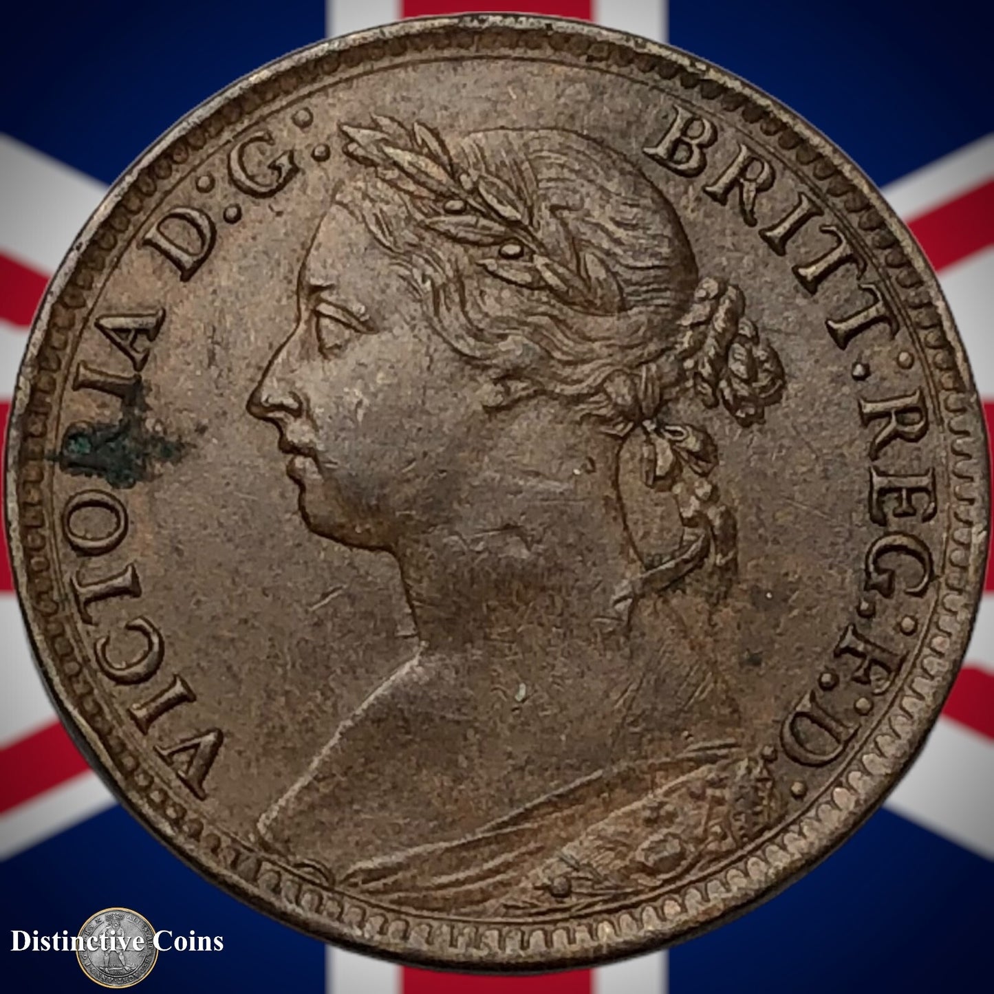 Great Britain 1884 Farthing 1/4d GB4110