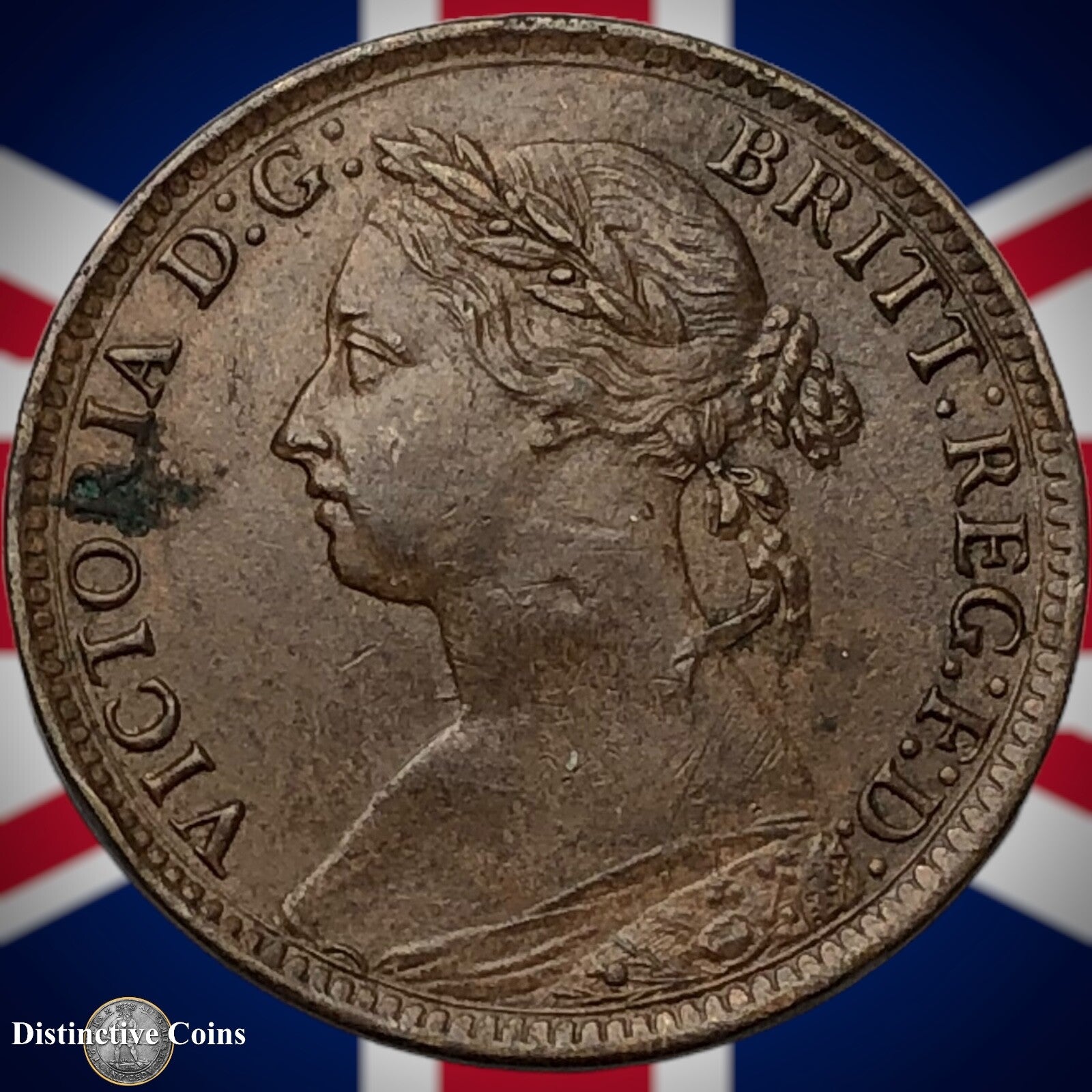 Great Britain 1884 Farthing 1/4d GB4110