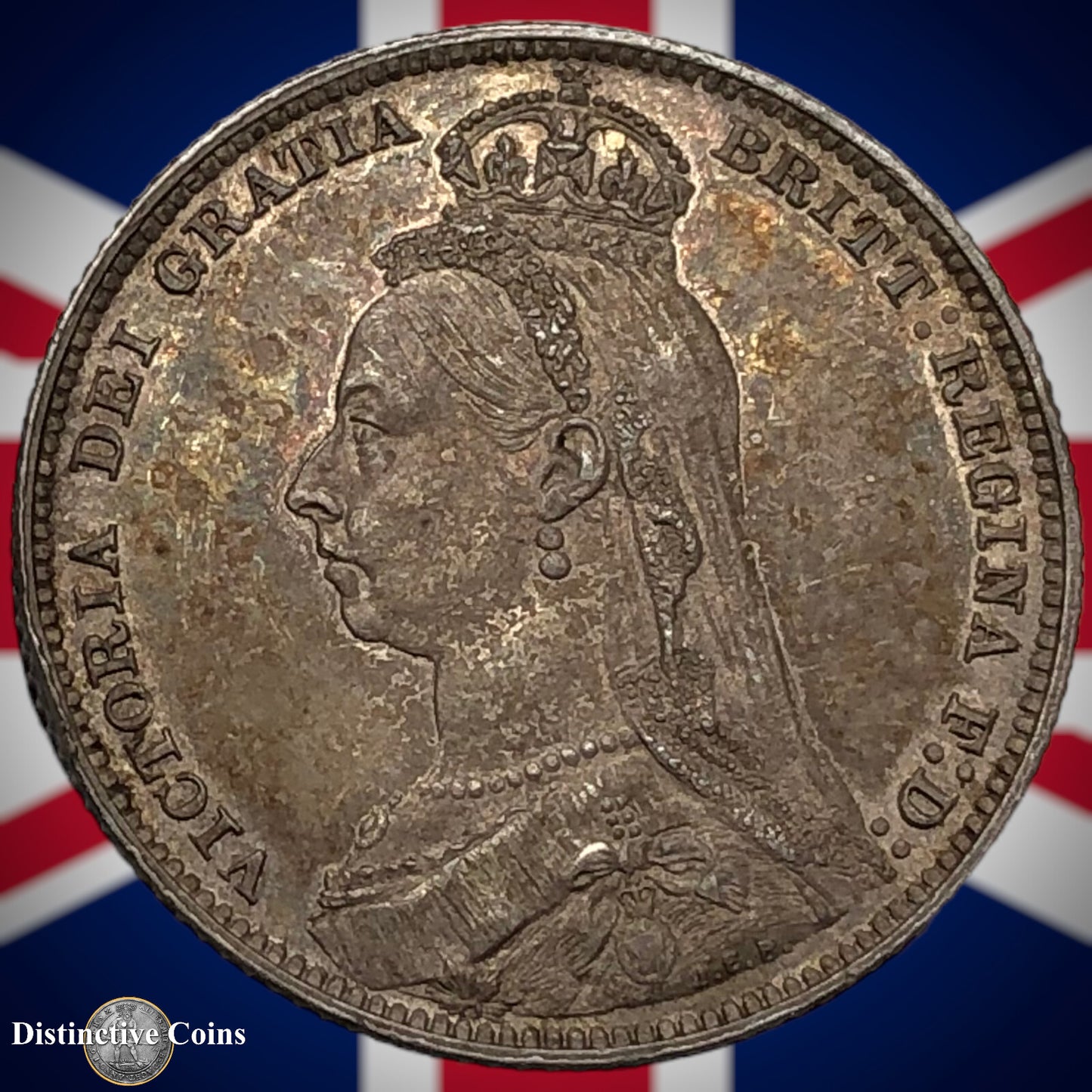 Great Britain 1890 British One Shilling GB0572