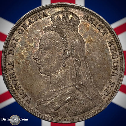 Great Britain 1890 British One Shilling GB0572