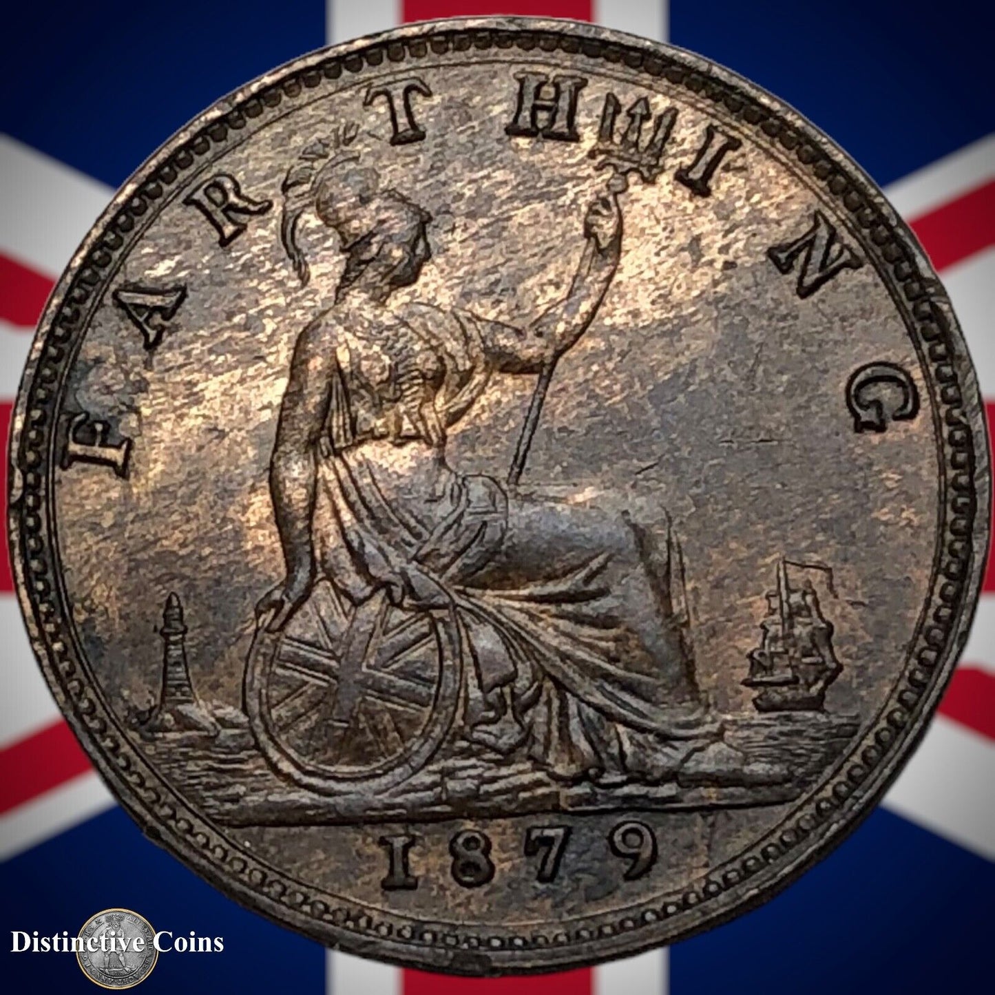 Great Britain 1879 Farthing 1/4d GB3837