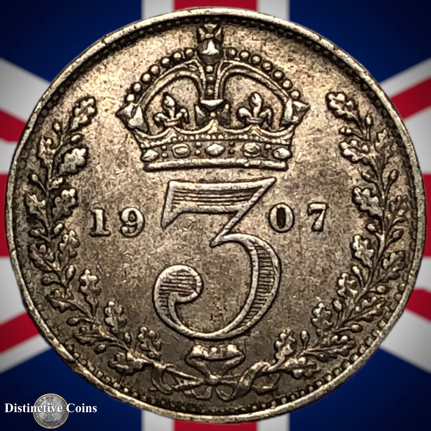 Great Britain 1907 Three Pence GB2111